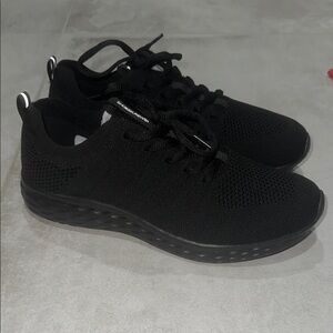Shoes For Crews Black Sneakers Lightweight Breathable